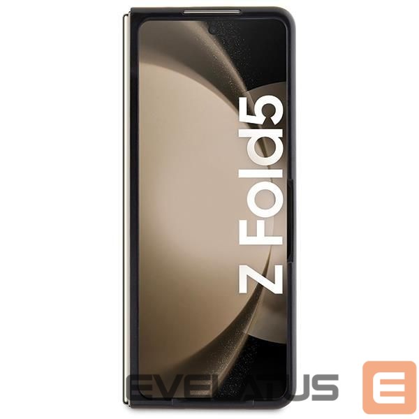 Back panel cover Karl Lagerfeld Karl Lagerfeld Saffiano Karl&Choupette Pin case for Samsung Galaxy Z Fold 5 - black