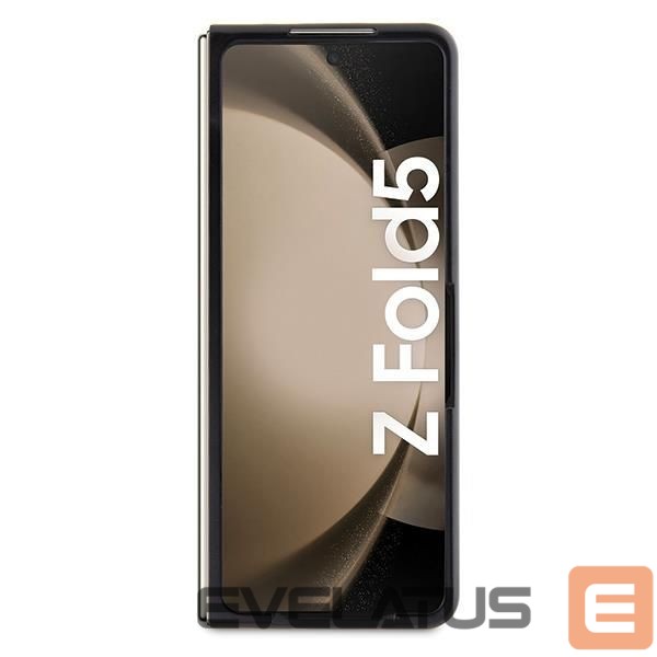 Back panel cover Karl Lagerfeld Karl Lagerfeld Saffiano Monogram Ikonik Pin case for Samsung Galaxy Z Fold 5 - black