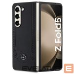 Back panel cover Mercedes-Benz  Mercedes Leather Urban case for Samsung Galaxy Z Fold 5 - black 
