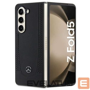 Back panel cover Mercedes-Benz  Mercedes Leather Urban case for Samsung Galaxy Z Fold 5 - black 