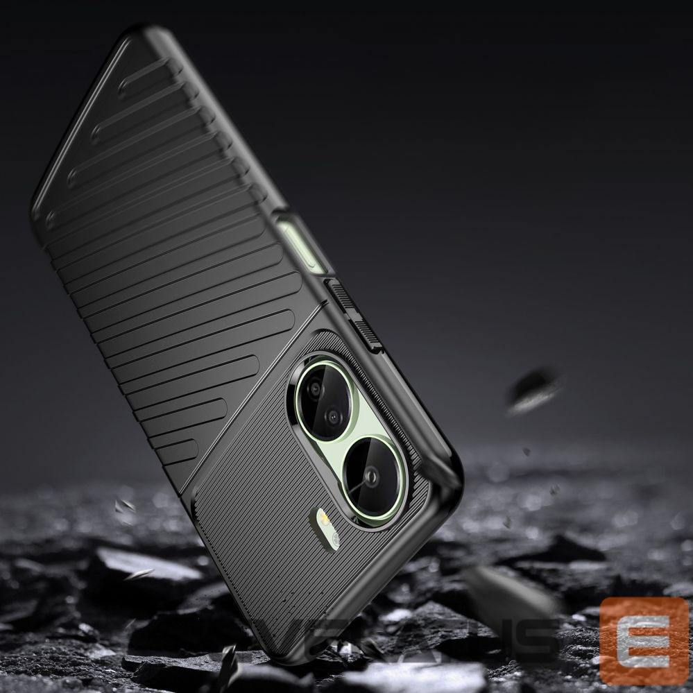 Back panel cover Hurtel Thunder Case armored case for Xiaomi Redmi 13c - black
