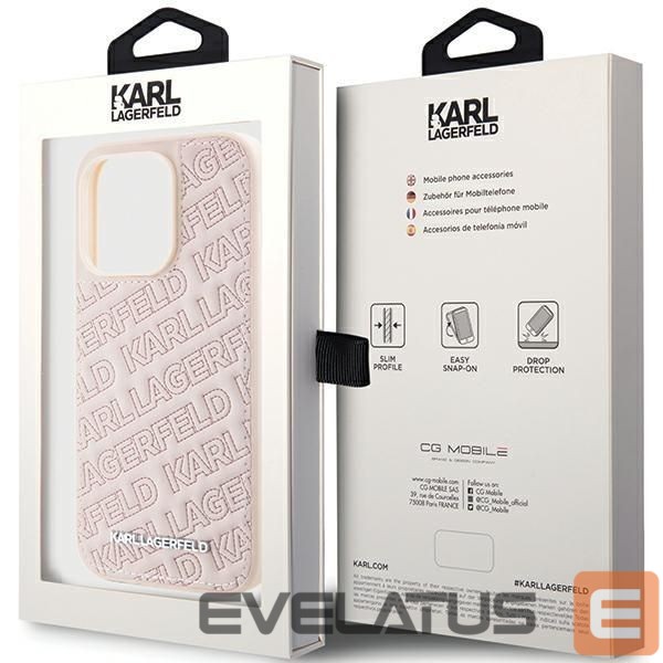 Back panel cover Karl Lagerfeld Pink