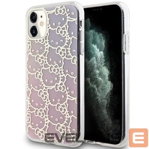 Back panel cover Hello Kitty  Hello Kitty IML Gradient Electrop Crowded Kitty Head Case for iPhone 11 / Xr - Pink 