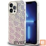 Back panel cover Hello Kitty  Hello Kitty IML Gradient Electrop Crowded Kitty Head case for iPhone 13 Pro / 13 - pink 