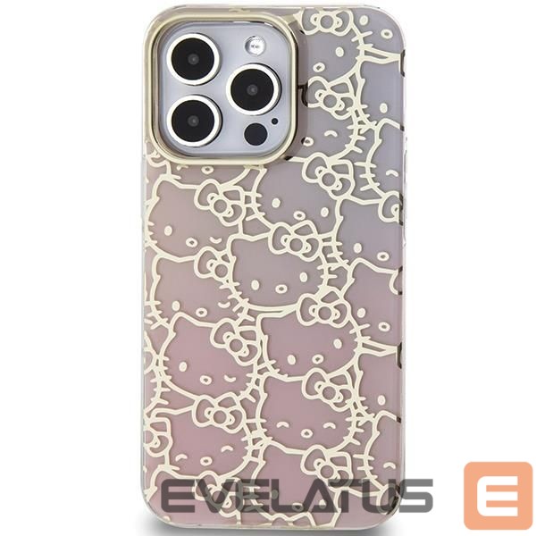 Back panel cover Hello Kitty Hello Kitty IML Gradient Electrop Crowded Kitty Head Case for iPhone 13 Pro Max - Pink