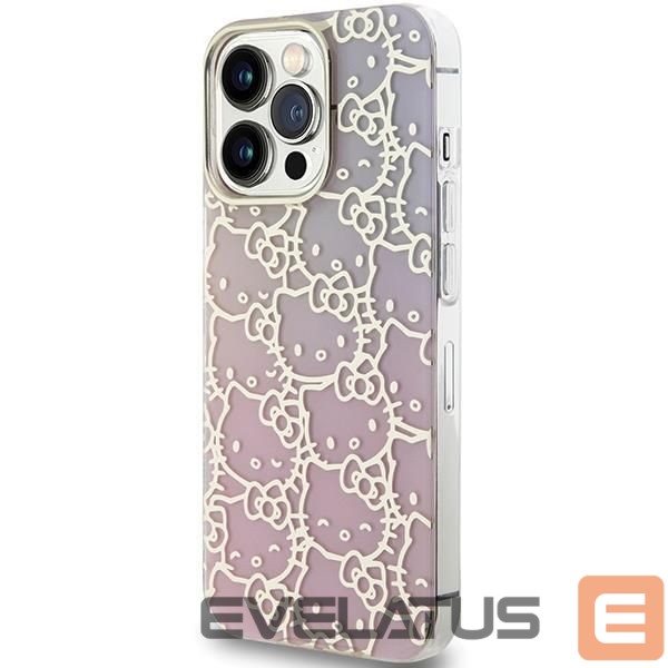 Back panel cover Hello Kitty Hello Kitty IML Gradient Electrop Crowded Kitty Head Case for iPhone 13 Pro Max - Pink
