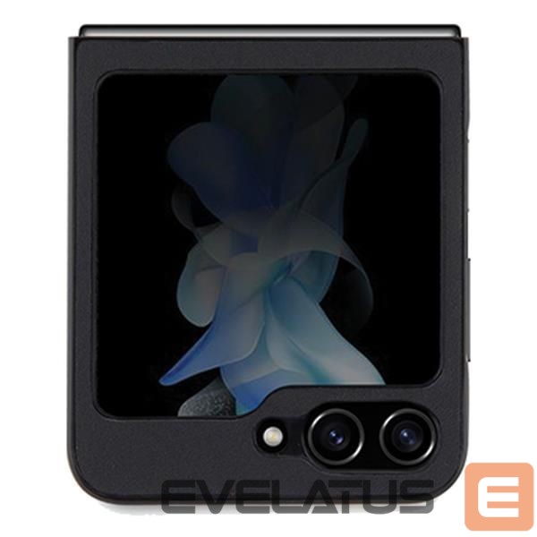 Back panel cover BMW BMW Leather Hot Stamp case for Samsung Galaxy Z Flip 5 - black