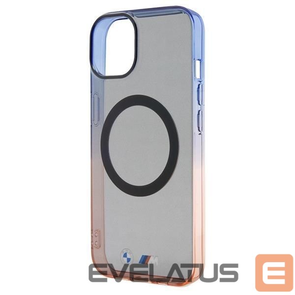 Back panel cover BMW BMW Gradient Bumper MagSafe Case for iPhone 15 Plus / 14 Plus - Gray