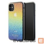 Back panel cover Guess  Guess IML Faceted Mirror Disco Iridescent case for iPhone 11 / Xr - multicolor