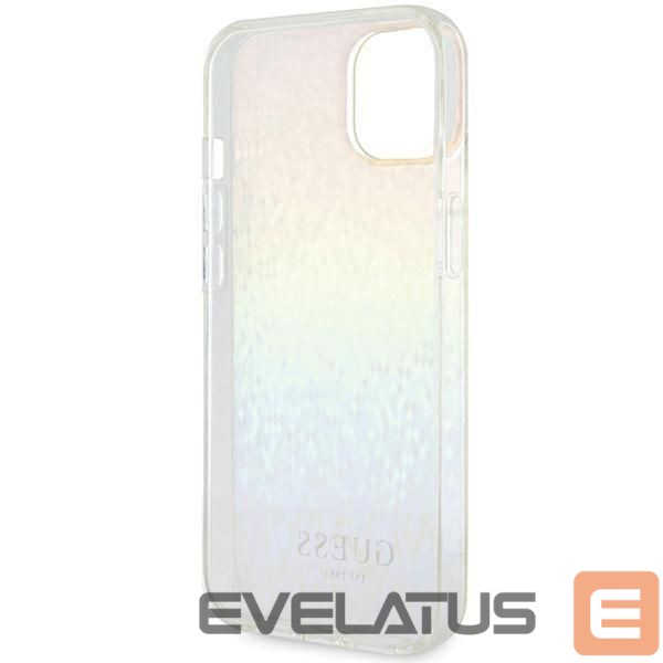 Back panel cover Guess Guess IML Faceted Mirror Disco Iridescent case for iPhone 12/12 Pro - multicolor