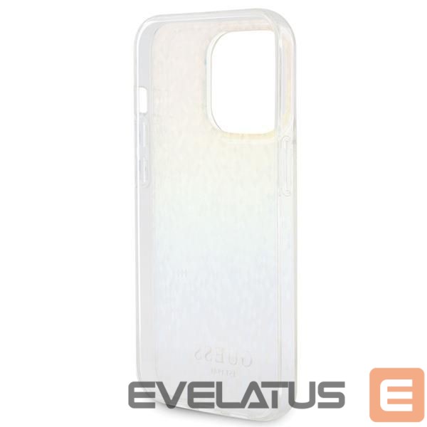 Back panel cover Guess Guess IML Faceted Mirror Disco Iridescent case for iPhone 14 Pro - multicolored