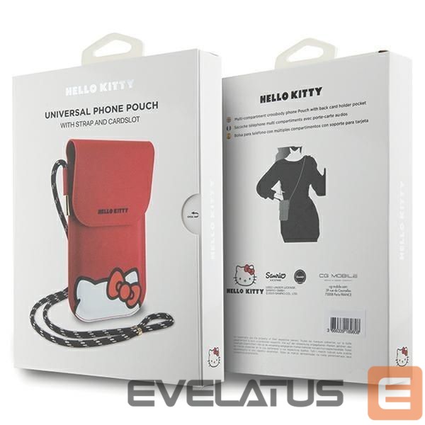 Back panel cover Hello Kitty Red