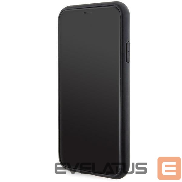 Back panel cover Karl Lagerfeld Karl Lagerfeld Gripstand Saffiano Choupette Pins Case for iPhone 11 / Xr - Black