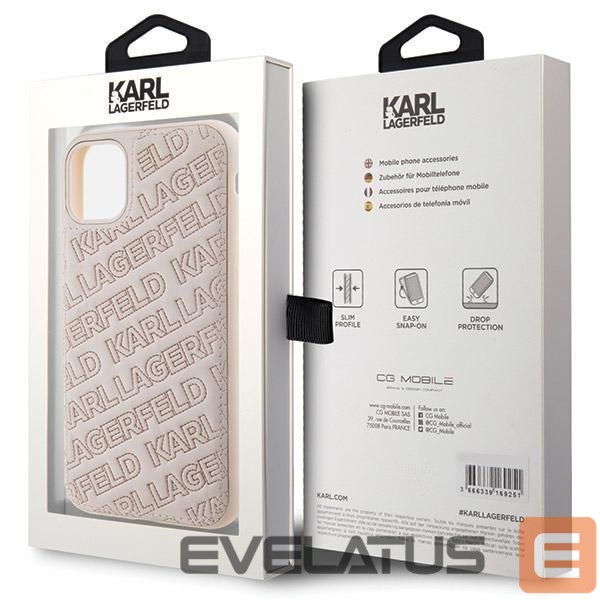 Back panel cover Karl Lagerfeld Pink