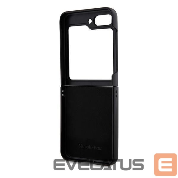 Back panel cover Mercedes-Benz Mercedes Leather Urban case for Samsung Galaxy Z Flip 5 - black