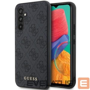 Back panel cover Guess  Guess GUHCS23FEG4GFGR S23 FE S711 gray/gray hardcase 4G Metal Gold Logo