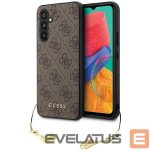Back panel cover Guess  Guess GUHCS23FEGF4GBR S23 FE S711 brown/brown hardcase 4G Charms Collection 