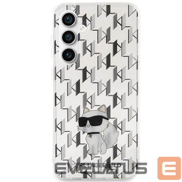 Back panel cover Karl Lagerfeld Karl Lagerfeld KLHCS23FEHNCMKLT S23 FE S711 transparent hardcase Monogram Choupette