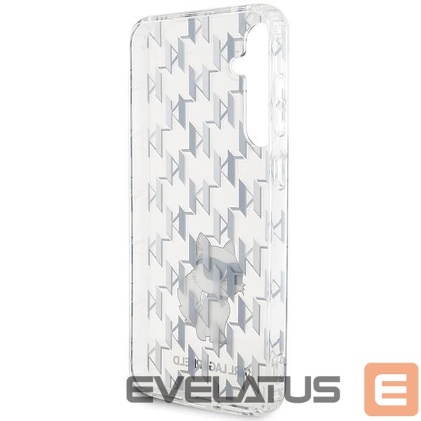 Back panel cover Karl Lagerfeld Karl Lagerfeld KLHCS23FEHNCMKLT S23 FE S711 transparent hardcase Monogram Choupette