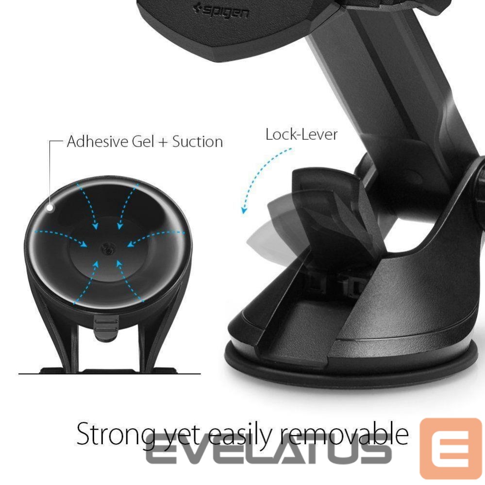 Back panel cover Spigen Spigen TS35 Car Cockpit Phone Holder - Black