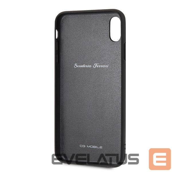 Back panel cover Ferrari Ferrari Hardcase FEOVEHCI65BK iPhone Xs Max black/black Off Track Victory
