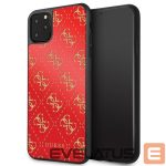 Back panel cover Guess  Guess GUHCN654GGPRE iPhone 11 Pro Max red/red hard case 4G Double Layer Glitter