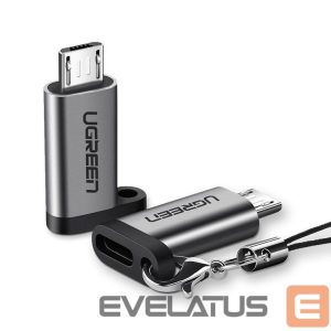 Converter Ugreen  Ugreen adapter USB Type C to micro USB adapter gray (50590) Grey