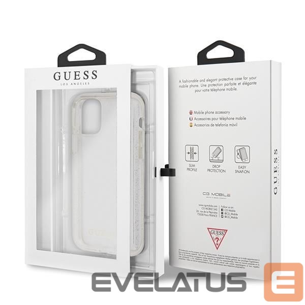 Back panel cover Guess Silver