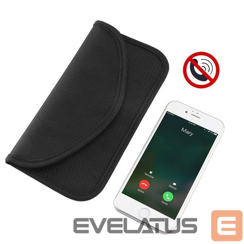 Other Hurtel Anti-theft Case for Car Keys Phone Radio Blocking Faraday Box Faraday Cage 20cm x 11cm Black