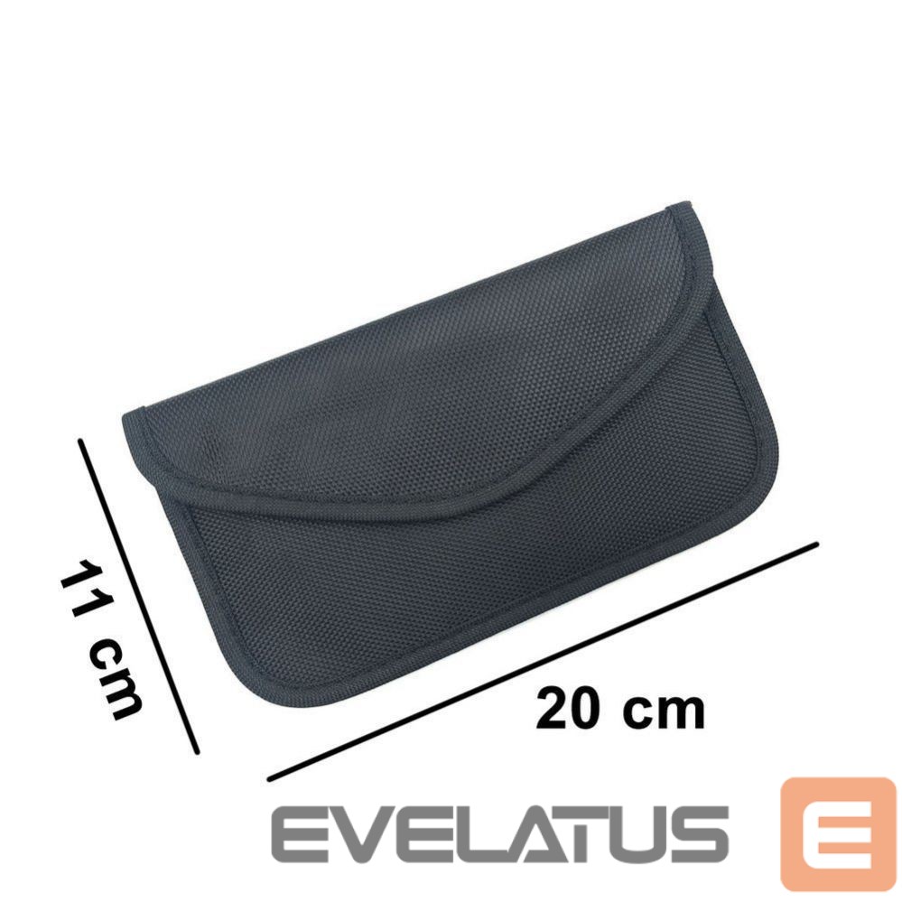 Other Hurtel Anti-theft Case for Car Keys Phone Radio Blocking Faraday Box Faraday Cage 20cm x 11cm Black