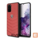 Back panel cover Ferrari  Ferrari Hardcase FEHQUHCS67RE S20+ G985 red/red Heritage