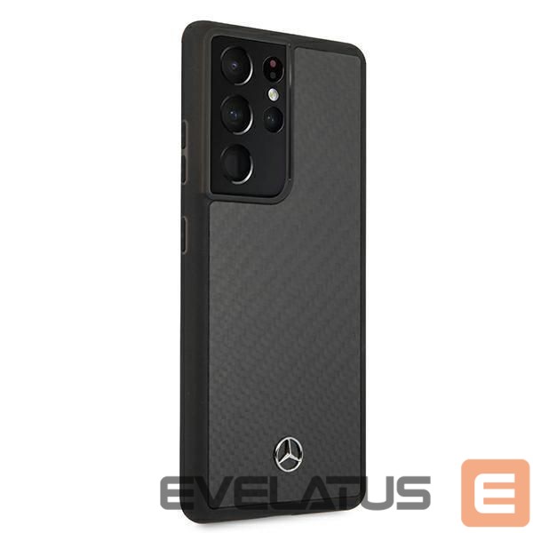 Back panel cover Mercedes-Benz Mercedes Dynamic Line Case for Samsung Galaxy S21 Ultra - Black