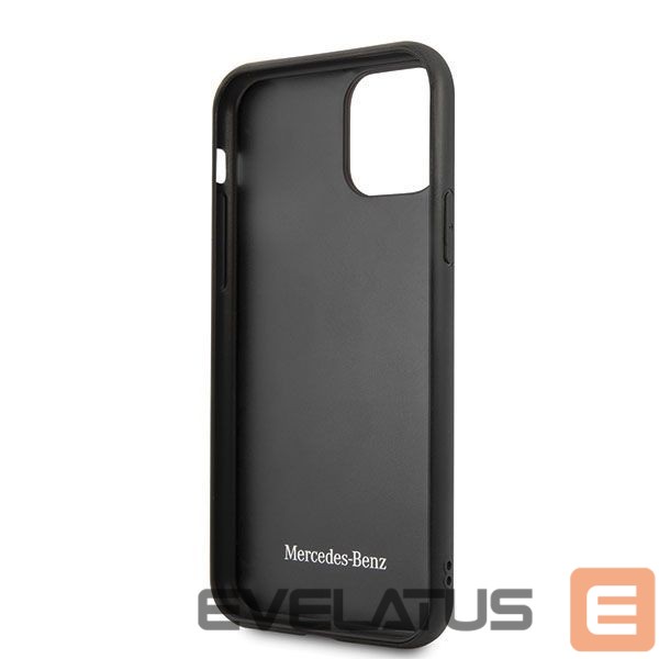 Back panel cover Mercedes-Benz Mercedes Wood Line Rosewood case for iPhone 11 Pro Max - brown