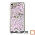 Back panel cover Guess  Guess GUHCP7GLUQPU iPhone 6/7/8 /SE 2020 / SE 2022 purple/purple hard case Liquid Glitter Party