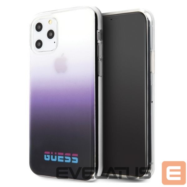 Back panel cover Guess Guess GUHCN65DGCPI iPhone 11 Pro Max purple/gradient purple hard case California