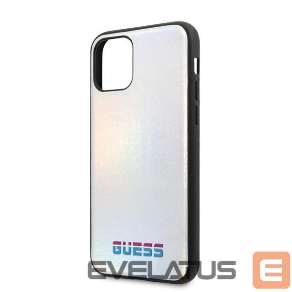 Back panel cover Guess Guess GUHCN58BLD iPhone 11 Pro silver/silver hard case Iridescent