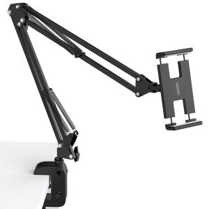 Universal holder (Popsocket) Ugreen  Folding Arm Desk Table Tripod Holder for Phone Tablet  (50394) LP142 Black Grey