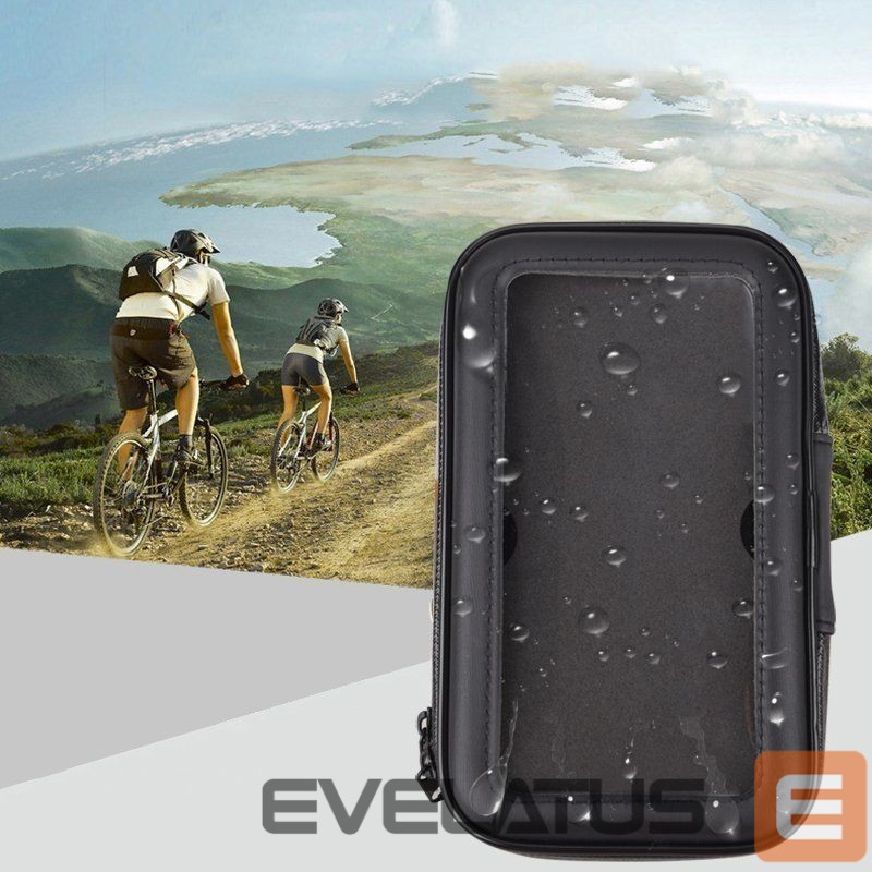 Back panel cover Hurtel - Bike Phone waterproof Mount, Universal Case Bicycle & Motorcycle Phone Holder Mount Size XL (max phone size: 165 mm x 80 mm) black (without handlebar mounting)