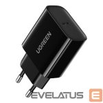 Adapter Ugreen  USB wall charger Type C 20W Power Delivery black (10191) Black