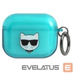 Back panel cover Karl Lagerfeld  Karl Lagerfeld Choupette AirPods Pro Case - Blue 