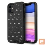 Back panel cover Mercedes-Benz  Mercedes Silver Stars Pattern Case for iPhone 11 / Xr - Black 