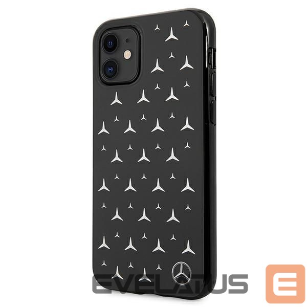 Back panel cover Mercedes-Benz Mercedes Silver Stars Pattern Case for iPhone 11 / Xr - Black