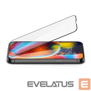 Protective glass Spigen  Spigen Glass FC Tempered Glass for iPhone 13 / 13 Pro / 14 / 16e - Black 
