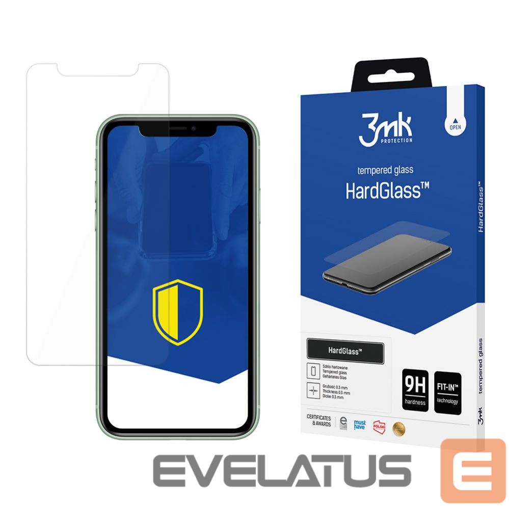 Protective glass 3MK Tempered glass 9H 3mk HardGlass for iPhone 11