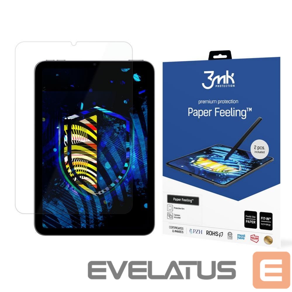 Protective glass 3MK Apple iPad Mini 2021 - 3mk Paper Feeling 8.3''