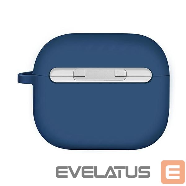 Back panel cover UNIQ Uniq Nexo case for AirPods 3 + Ear Hooks Silicone - blue