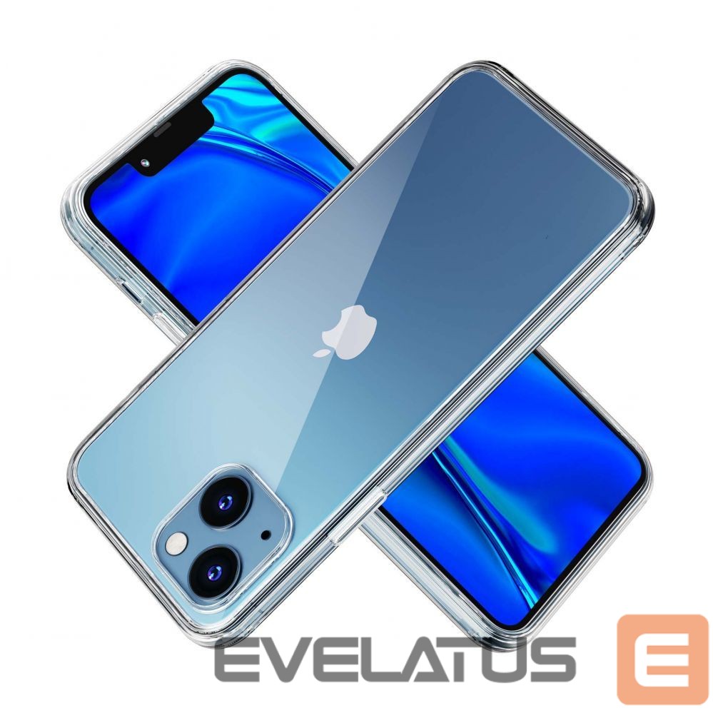 Back panel cover 3MK Case for iPhone 13 silicone from the 3mk Clear Case series - transparent