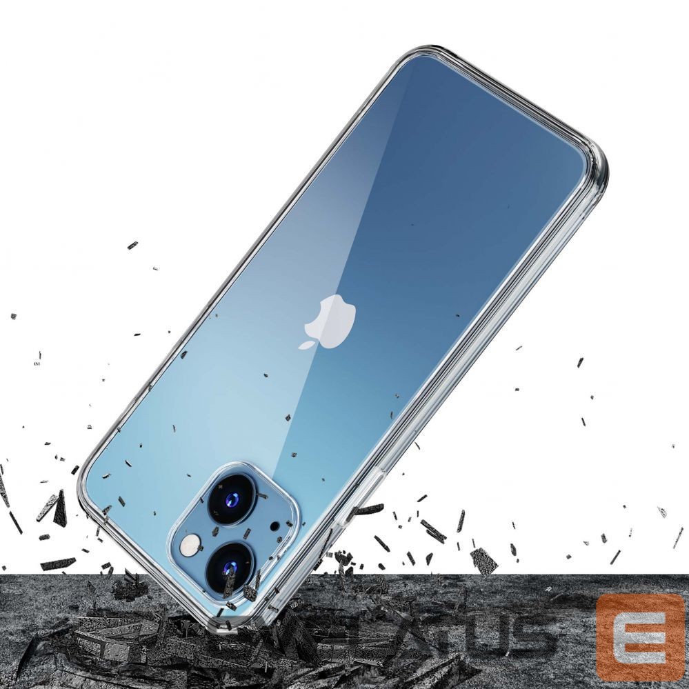 Back panel cover 3MK Case for iPhone 13 silicone from the 3mk Clear Case series - transparent