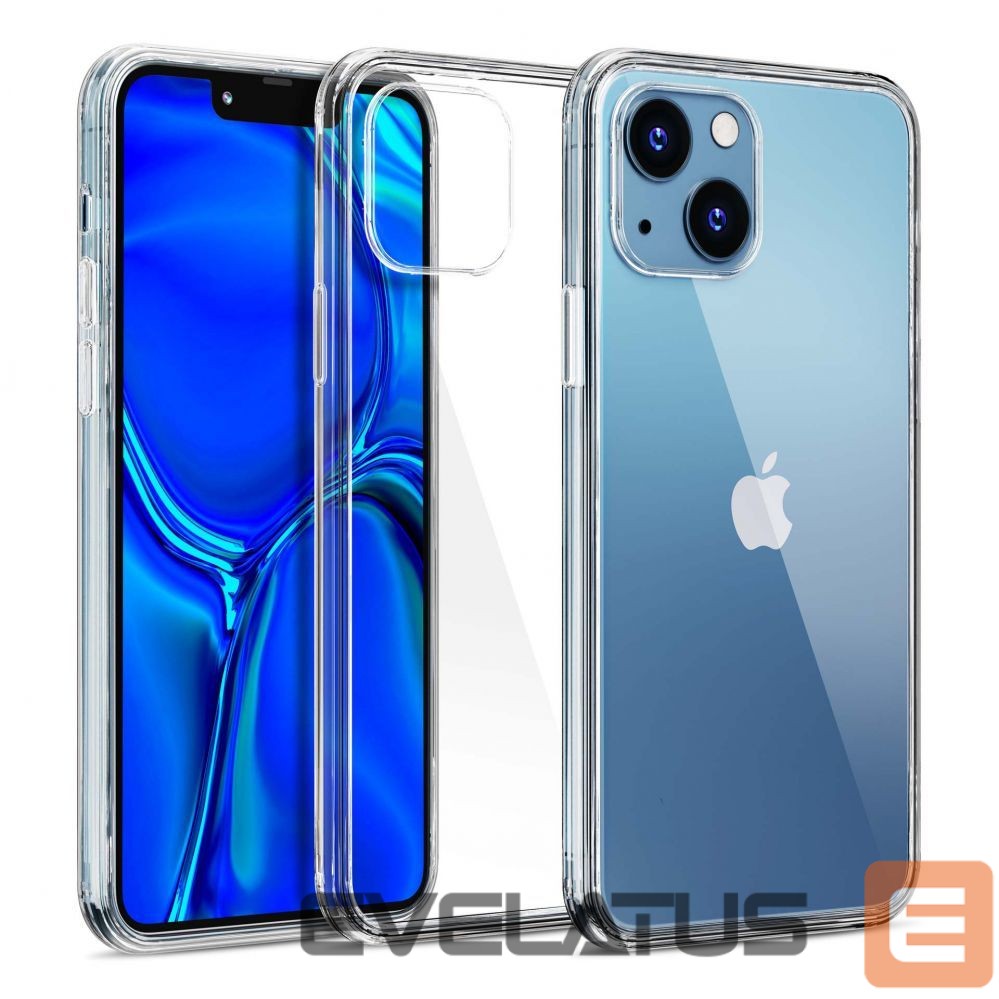Back panel cover 3MK Case for iPhone 13 silicone from the 3mk Clear Case series - transparent