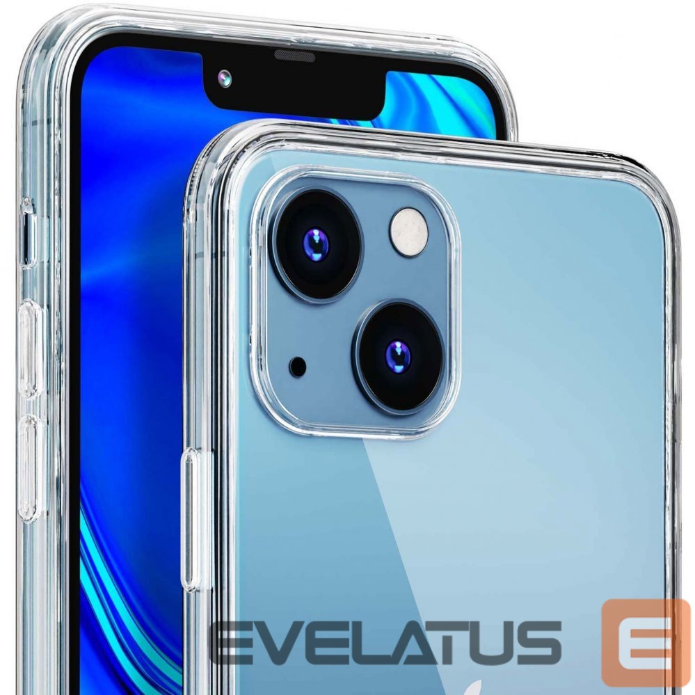 Back panel cover 3MK Case for iPhone 13 silicone from the 3mk Clear Case series - transparent